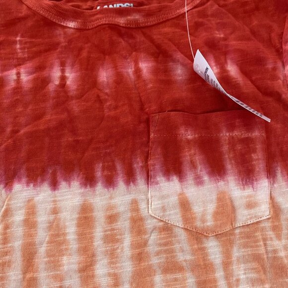 NWT Lands End Tie Dye Tee Size M 8 - Picture 3 of 4